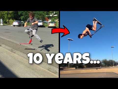 Видео: Мой 10-летний прогресс на самокате!