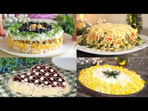 Видео: ТОП-10 Салатов на праздничный стол. Супер-подборка блюд на праздник. Самые вкусные салаты