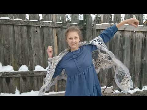 Видео: Шаль крючком или жилет фриформ