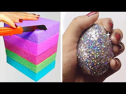 Видео: Удовлетворяющая слизь ASMR | Расслабляющее видео слизи # 406