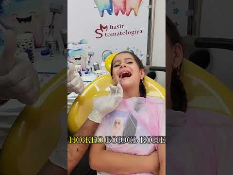 Видео: Моя дочь у стоматолога😬