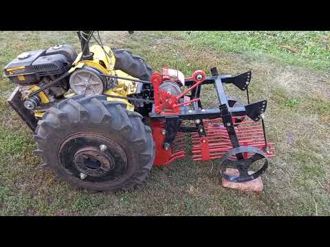 Видео: Копалка ККМ 1С и мотоблок Champion BC 8813