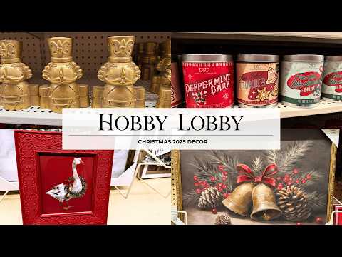 Видео: Пошаговое руководство по оформлению Hobby Lobby к Рождеству 2025 🎄 Потрясающие новые праздничные ...
