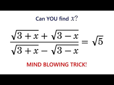 Видео: Можете ли вы решить это алгебраическое уравнение ЛЕГКИМ способом?