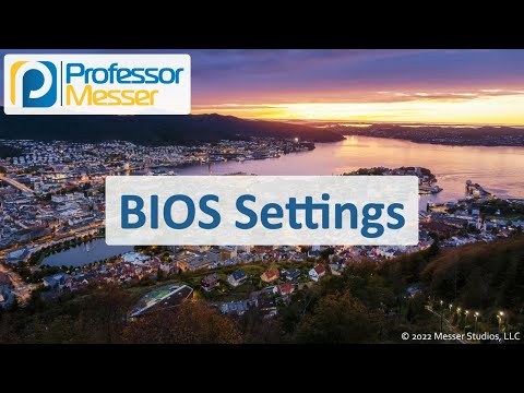 Видео: Настройки BIOS - CompTIA A+ 220-1101 - 3.4