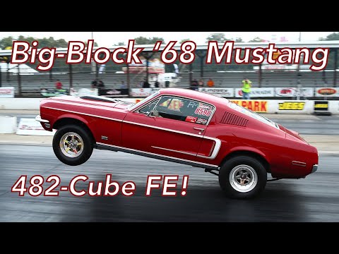 Видео: FE Big-Block | Mustang 1968 года выпуска. Работает на девятках по старинке!