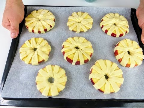 Видео: Не устаю повторять круглый год! Бабушка научила готовить яблоки в тесте - невероятно вкусно и просто