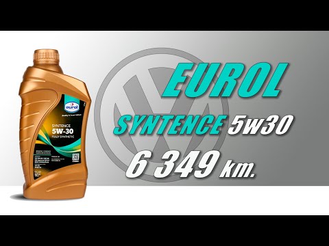 Видео: Eurol Syntence С3 5w30 (VW, 6 349 km., gasoline)