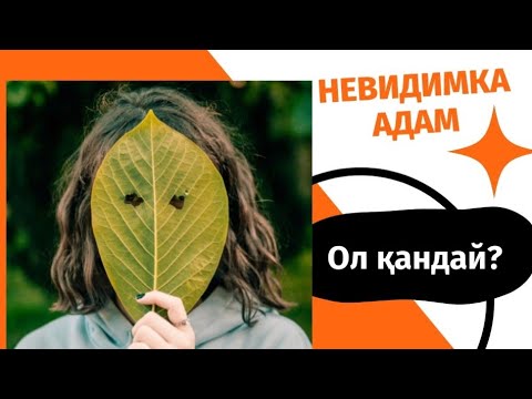 Видео: 👻👻👻 НЕВИДИМКА АДАМ. ОЛ ҚАНДАЙ? 👣👣👣