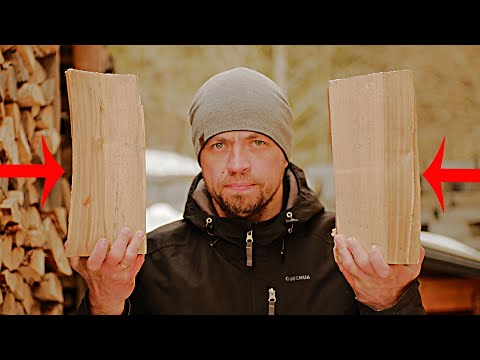 Видео: СЕКРЕТ 2 ПОЛЕНЬЕВ или Как Стопить Баню с ОДНОЙ Закладки Дров, если Одной Закладки не Хватает