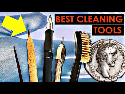 Видео: Инструменты, которые я использую для чистки старинных монет