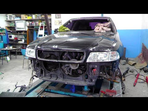 Видео: AUDI A4. Вытяжка. Наборка. Сварка.