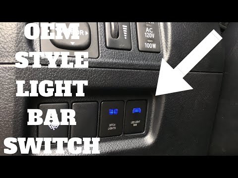 Видео: Установка переключателя подсветки в стиле OEM | TOYOTA 4RUNNER