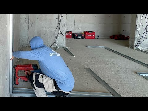 Видео: Един работен ден ден  в пет минути . Преградни стени . Кнауф w112