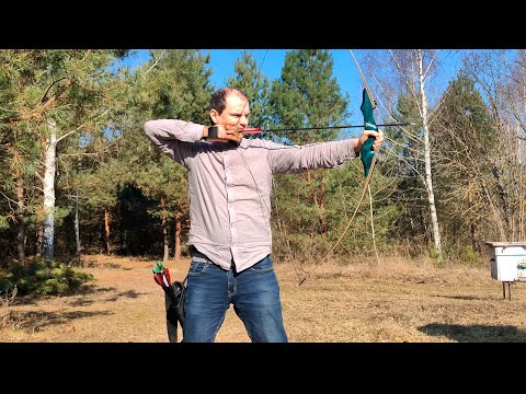 Видео: 8 марта 2025 год. Первые стрельбы из лука на улице в новом сезоне. Black Hunter, Nika ET-4C