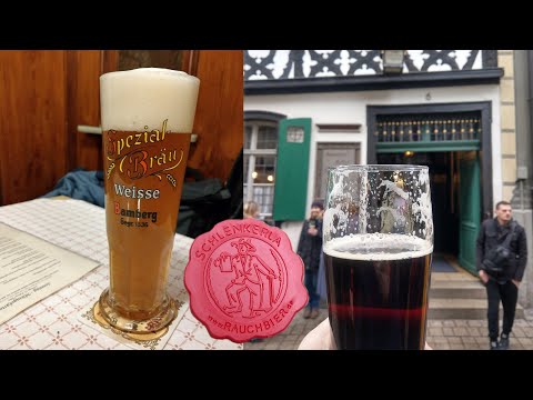 Видео: Пивоварни Schlenkerla и Spezial, где варят копченое пиво