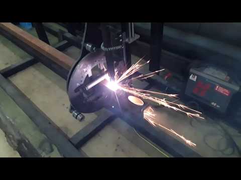 Видео: Плазменная резка профильной трубы 60х60. Работа.