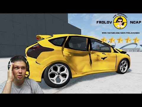 Видео: Краш тесты Ford Focus ST в BeamNG.drive//Frolov Ncap.