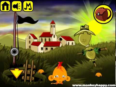 Видео: Счастливая обезьянка: Уровень 172 (Monkey Go Happy Stage 172)