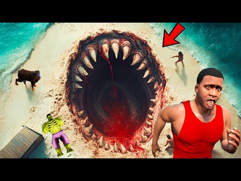 Видео: ЖЕРДІҢ АСТЫНАН МОНСТР ШЫҒЫП БӘРІН ЖЕДІ (GTA V)