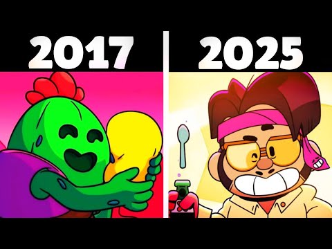 Видео: 🔥ВСЕ МУЛЬТИКИ БРАВЛ СТАРС 2017 - 2025!