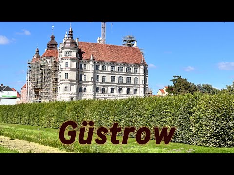 Видео: Прогулка по городу Güstrow 