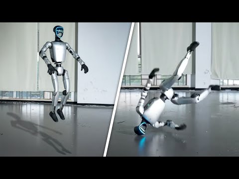 Видео: Новый антигравитационный робот с искусственным интеллектом от Unitree потряс мир