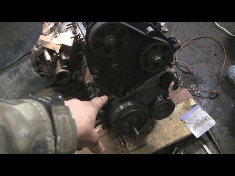 Видео: 1.9 turbo diesel AFN метки ремня ГРМ и проблема с натяжным роликом часть 4