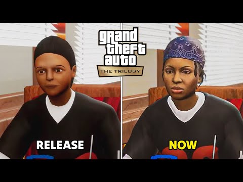Видео: GTA Trilogy Release vs Now - Сравнение физики и деталей