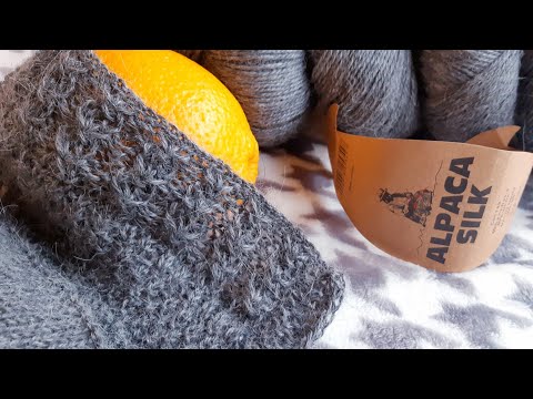 Видео: АЛЬПАКА и ШЁЛК🧶 - красивая пара! 👍#ALPACASILK