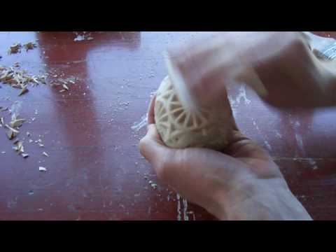 Видео: Геометрическая резьба по дереву. Урок 16_часть 2 (geometric wood carving)