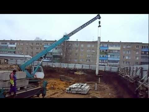 Видео: Сваевдавливающая машина в Тамбове