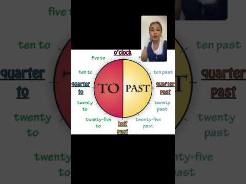 Видео: Ағылшын тілінде сағатты, уақытты қалай айтамыз?