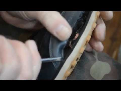 Видео: РЕМОНТ ОБУВИ - ВНУТРЕННЯЯ ЗАПЛАТКА