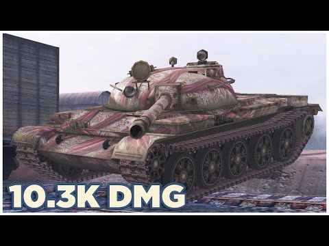 Видео: Т-62А • 10.3К УРОНА • 5 ФРАГОВ • WoT Blitz
