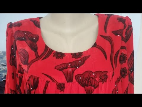 Видео: 50размерда кокеткали куйлак бичиб тикамиз Шьём платье какеткие. we sew a сoquette dress