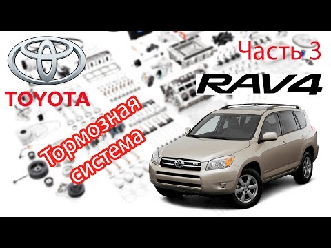Видео: Toyota RAV4 2006 2.0 Обслуживаем тормозную систему.