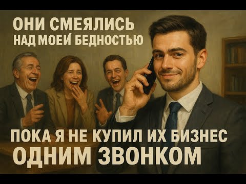 Видео: Они смеялись над моей бедностью, пока я не купил их бизнес одним звонком!