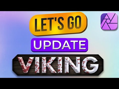 Видео: Красивые плашки с текстом в Affinity Photo