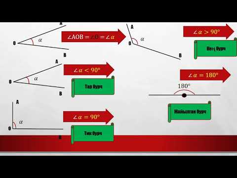 Видео: СЫНАККА / ГЕОМЕТРИЯ / 11-КЛАСС / ТЕМА: БУРЧТАР / №5 катышуучу Акылбек уулу Нурсултан