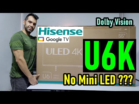 Видео: HISENSE U6K: РАСПАКОВКА И ПОЛНЫЙ ОБЗОР / Smart TV 4K Dolby Vision VRR и Quantum Dot Color