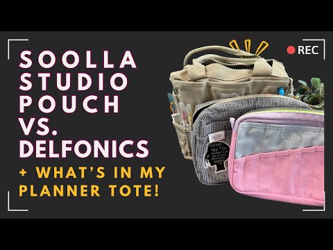 Видео: Что в моей сумке-планировщике + Delfonics vs Studio Pouch