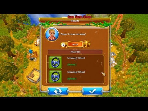 Видео: Farm Frenzy 4 (I'm Level 2) only GOLD Walkthrough Gameplay Веселая ферма 4 (Я Уровень 2) Золото