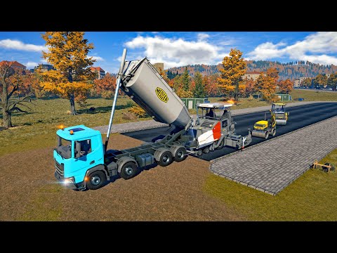 Видео: New Construction Simulator 2022 — Новая дорога (7/7) — Карта Германии 071 — Bau-Simulator