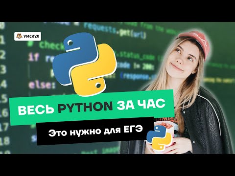 Видео: ВЕСЬ ПИТОН для ЕГЭ ЗА 50 МИНУТ: все основы программирования | ЕГЭ информатика | Умскул