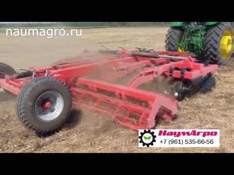 Видео: 🔥НаумАгро🔥 ЗАПУСК в Работу дискового лущильника METI Versis 4000 ЛДС 4 с трактором John Deere 6130 !