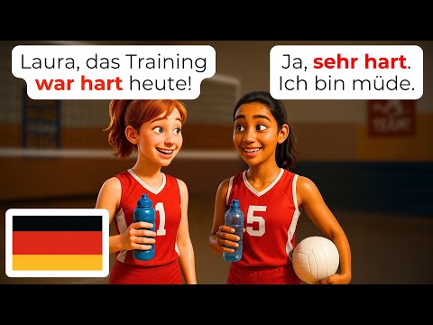 Видео: 🇩🇪 Жизнь в Средней Школе на Немецком | A1-A2 | Учите Немецкий естественно | Немецкий для Начинающих