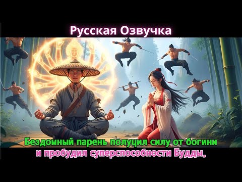 Видео: Бездомный парень получил силу от богини и пробудил суперспособности Будды.