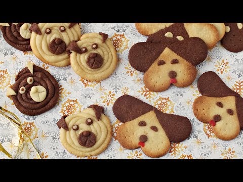 Видео: Песочное печенье "Собачки"