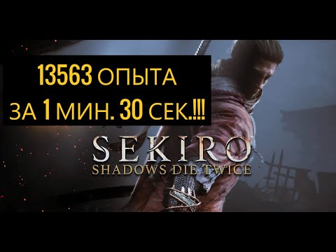 Видео: ЛЕГКИЙ ФАРМ ОПЫТА В SEKIRO: shadows die twice ЗА 1 мин. 30 сек.